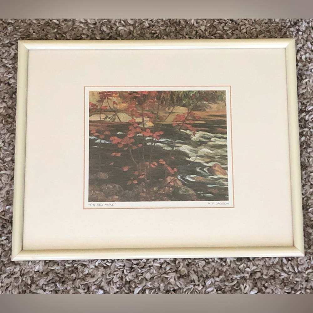 Framed Print of “The Red Maple” by A.Y Jackson